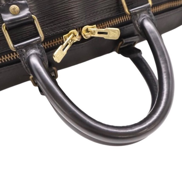 Louis Vuitton Black Epi Leather Keepall 45 - Picture 4 of 13